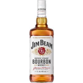 Bourbon Whiskey Jim Beam White 1L - [PIX]