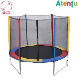Pula Pula Infantil 1,8m Cama Elástica C/ Fechamento Zíper - [PIX]