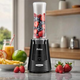 Liquidificador Philco Portátil 2 Squeezes 400W PLQ04A 127v - [PIX]