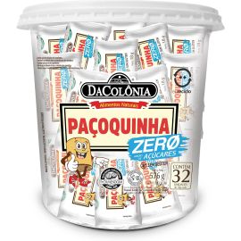 DaColônia Paçoquinha Zero Açúcar Pote 32 Unidades - [RECORRÊNCIA]