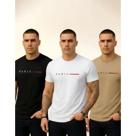 Kit 3 Camisetas Paris Masculinas