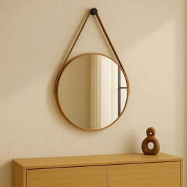 Espelho Redondo 40cm c/ Alça