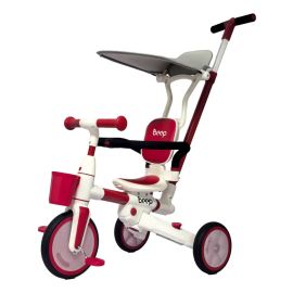 Triciclo Bicicleta Equilíbrio Sem Pedal 4 Em1 Beep Maxi Toys Vermelho - [PIX]