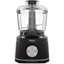 Processador de Alimentos Philco 420W com Jarra 500ml Função Pulsar e Trava de Segurança Preto PMN04A 127V