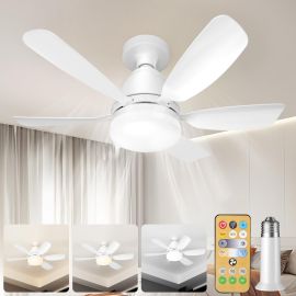 Ventilador com Luminária Bivolt com Controle Remoto