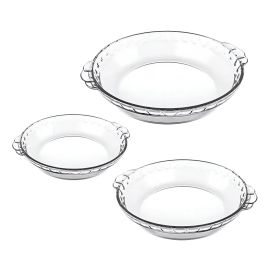 Conjunto de Formas Filetadas 3 Peças Transparente Marinex