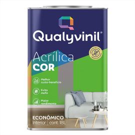 Tinta Acrílica Antimofo Qualyvinil 18L Branco