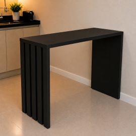 Bancada de cozinha ripada 110cm Balcão Mesa - [PIX]