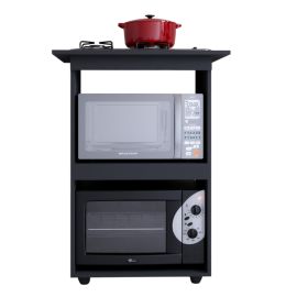 Balcão para fogão cooktop 4 bocas multiuso microondas e forno cozinha - branco - [PIX]