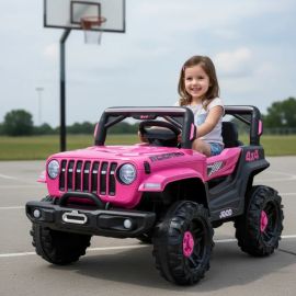 Jipe Infantil Elétrico 12v Carrinho Controle Remoto Música Brinq Kids - [PIX]