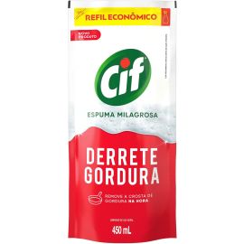 Limpador Especialista CIF Derrete Gordura 450 ml Refil Econômico (Packaging May Vary) - [RECORRÊNCIA]