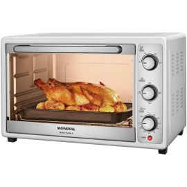 MONDIAL Forno Elétrico 52L Grand Family II, Branco/Inox, 1800W, 220V - FRN-52-W