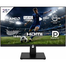 Monitor Gamer 25'' 144hz 0.5ms 1920x1080 HDR10 Resolução FHD HDMI/DP Painel IPS VESA Alta Taxa de Atualização - [PIX]