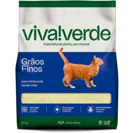 Viva Verde Areia Higiênica Grãos Finos 10kg - [RECORRÊNCIA]