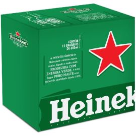 Cerveja Heineken Garrafa 600ml - Pack com 12 unidades