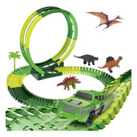 Pista Carrinho Dinossauro Looping Radical Som Luz 92 Peças