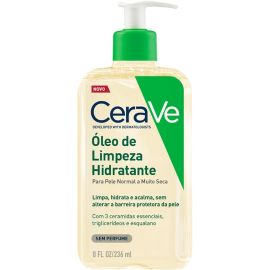 CeraVe Óleo de Limpeza Hidratante para Banho, Sem Fragrância, 236ml - [PIX]