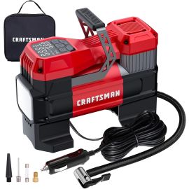 CRAFTSMAN Inflador de pneu portátil de 12 v, bomba de compressor de ar - [INTERNACIONAL - IMPOSTO INCLUSO]