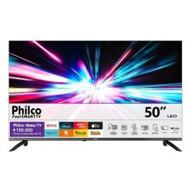 Smart Tv Philco 50 P50vik 4k Uhd Led Roku Dolby Audio Wi-fi Hdr10 110/220v - [PIX]