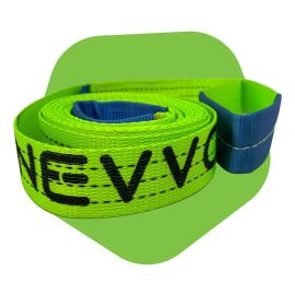 Cinta Fita 3 Toneladas X 5 Metros Reboque Guincho 4x4 Nevvo Verde