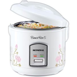 MONDIAL Panela de Arroz Bianca Rice 5, Branco, 400W, 110V - NPE-05-5X