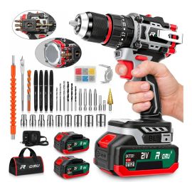 Parafusadeira Furadeira de Impacto Brushless 2 Baterias - [PIX]