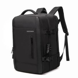 Mochila para Notebook Impermeável com Porta USB e Senha para Homem