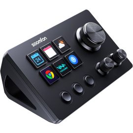 SOOMFON Stream Controller SE Stream Control Deck com 6 teclas de macro LCD personalizáveis