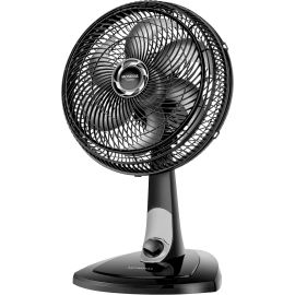 MONDIAL Ventilador de Mesa 30cm Turbo, Preto/Prata, 60W, 110V - VT-30-NB