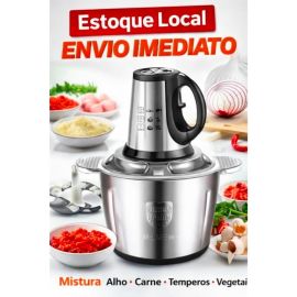 Picador de Alimentos Mixer Elétrica 2L - 110v-220v