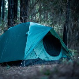 Barraca de Camping Impermeável para 2 Pessoas Takoma Verde e Preto Nautika