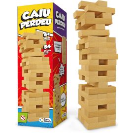 Caiu Perdeu Jogo de Habilidade Manual com 54 Peças
