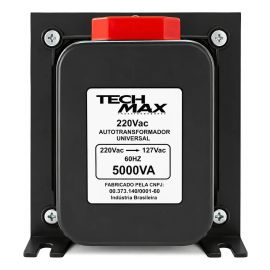 Transformador 110-220 VOLTS para Ar até 12000 btus MAX+ potência 5000VA Bivolt Geladeira Microondas air fryer impressora Brother