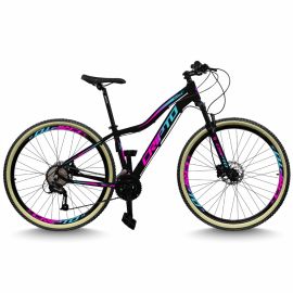 Bicicleta Aro 29 Cripto 24 Marchas Freio Disco com Suspensão - Pneu Bege - [PIX]