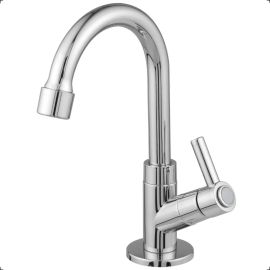 Torneira Lavatorio Banheiro ABS 1/4 Volta Cromada Hope Metais 1198 C72 Plateado