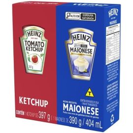 Heinz Pack Ketchup 397G + Maionese 390G - [RECORRÊNCIA]
