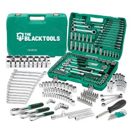 Jogo de Ferramentas Completa Profissional Maleta com 151 Pçs Verde