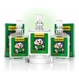 Kit 3 Perfumes Cebolinha Jequiti 25ml Infantil Turma da Mônica Colônia Masculina Kit Presente Original
