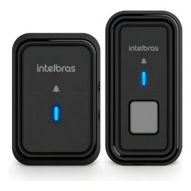 Campainha Sem Fio Intelbras Cib 101s com Bateria - Cor Preta - [PIX]