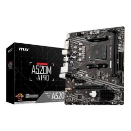 Placa-mãe Msi A520m-a Pro Am4 Matx Ddr4 Preto