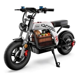 Scooter Elétrico Dx5pro Motor 1500w para Adultos Max 60km/h Branco