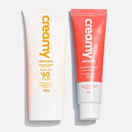 Kit Duo (Protetor Solar FPS60 + Calming Cream) - Creamy Skincare - [PIX]