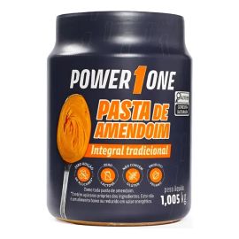 Pasta de Amendoim Power One 1kg Integral Natural
