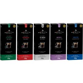 Cápsulas Compativeis Nespresso Café moido e torrado Cafe Italle 50 und - [PIX]
