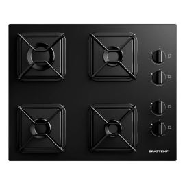 Cooktop Brastemp a Gás 4 Bocas com Grades de Ferro - BDD61BE - [PIX]
