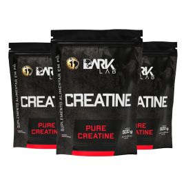 3x Creatina Monohidratada Pura 500g Dark Lab Unidade - [PIX]