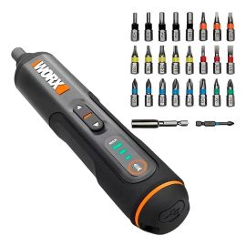 Parafusadeira Bivolt 4,0v com Led e Kit Bits Wx240 Worx Cor Preto Frequência 60hz