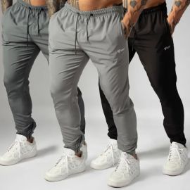 Kit 3 Calças Jogger Masculinas de Tactel com Elastano Ziper - [PIX]