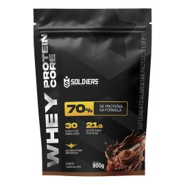 Whey protein Soldiers Nutrition em pó sabor Chocolate x 900g