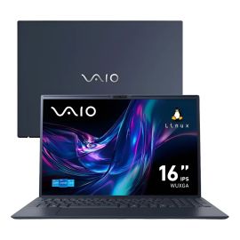 Notebook VAIO FE16 Intel Core i5-1334U - 13a Gen Linux Debian 12 - 8GB RAM 256GB SSD Tela 16" IPS WUXGA Antirreflexo - Cinza Grafite - VJFE62F11X-B0911H